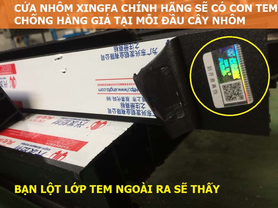 nhôm xingfa nhập khẩu chính hãng