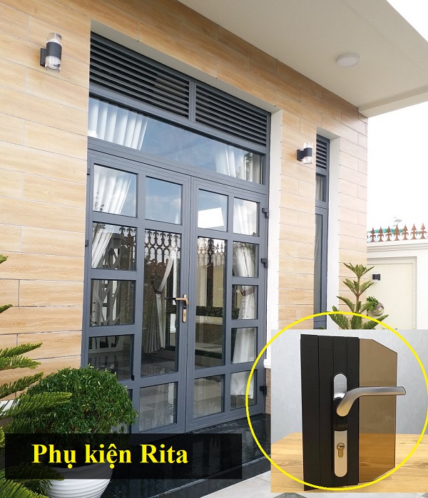phụ kiện cửa nhôm hãng Rita